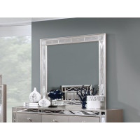 Coaster Furniture 204924 Leighton Beveled Mirror Metallic Mercury